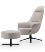 Πουφ - υποπόδιο Bloom - γκρι