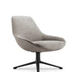 Πολυθρόνα Lounge - αναμονής Luthien - γκρι