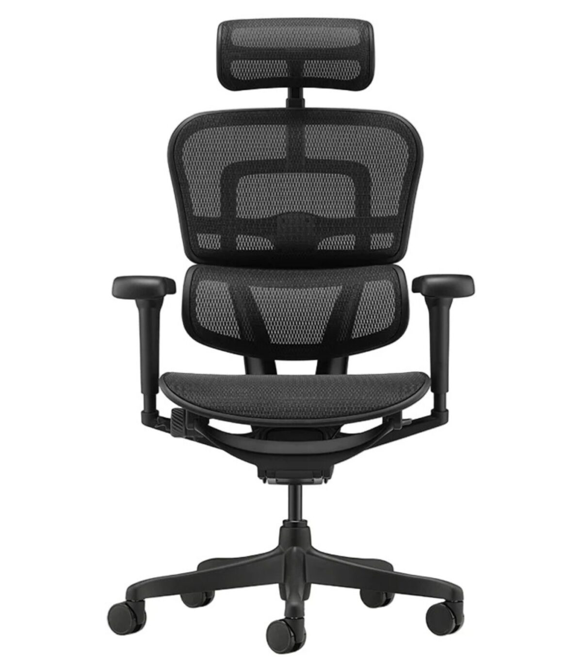 Εργονομική καρέκλα γραφείου Ergohuman Eagle total black - Image 2