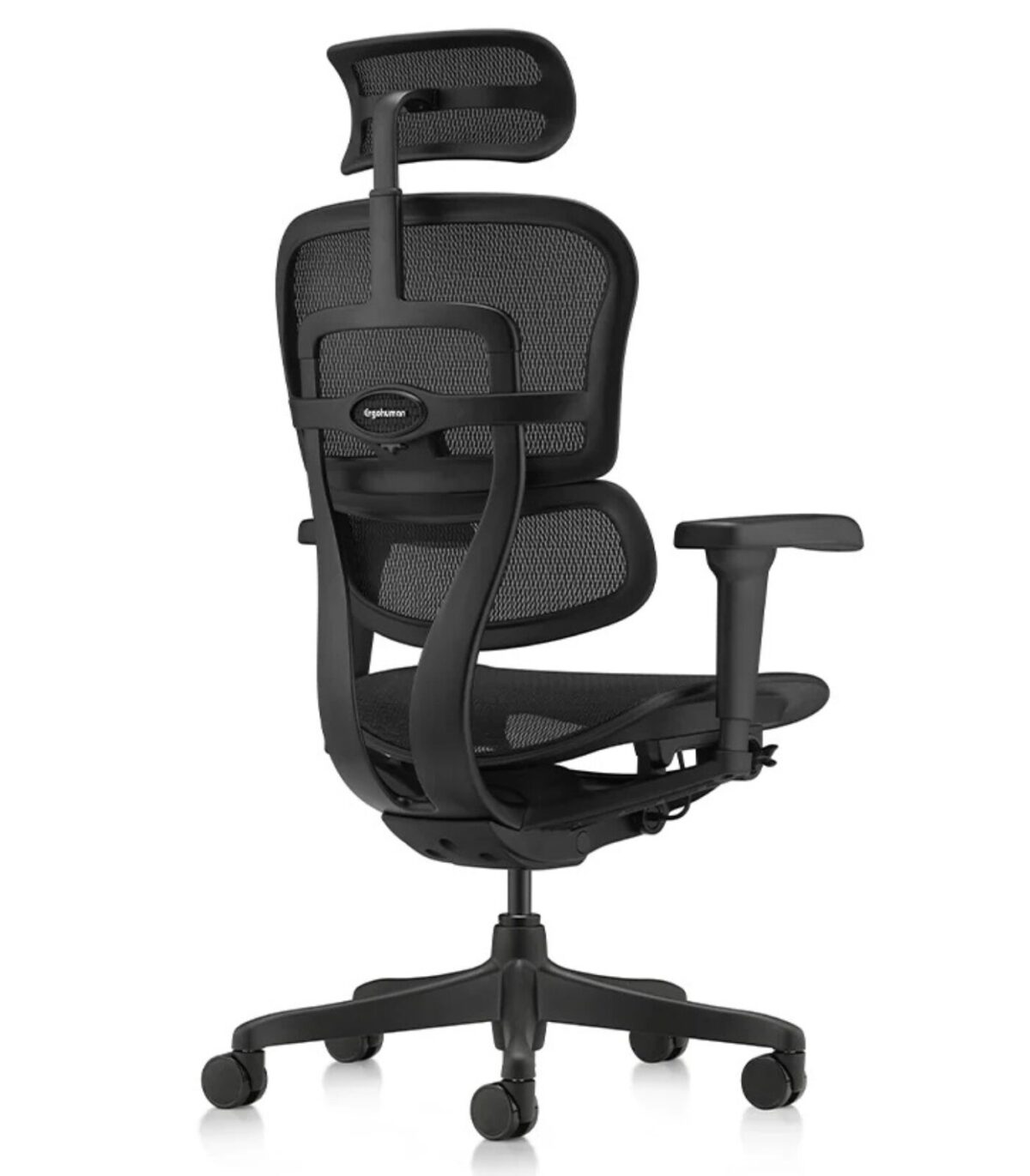 Εργονομική καρέκλα γραφείου Ergohuman Eagle total black - Image 3