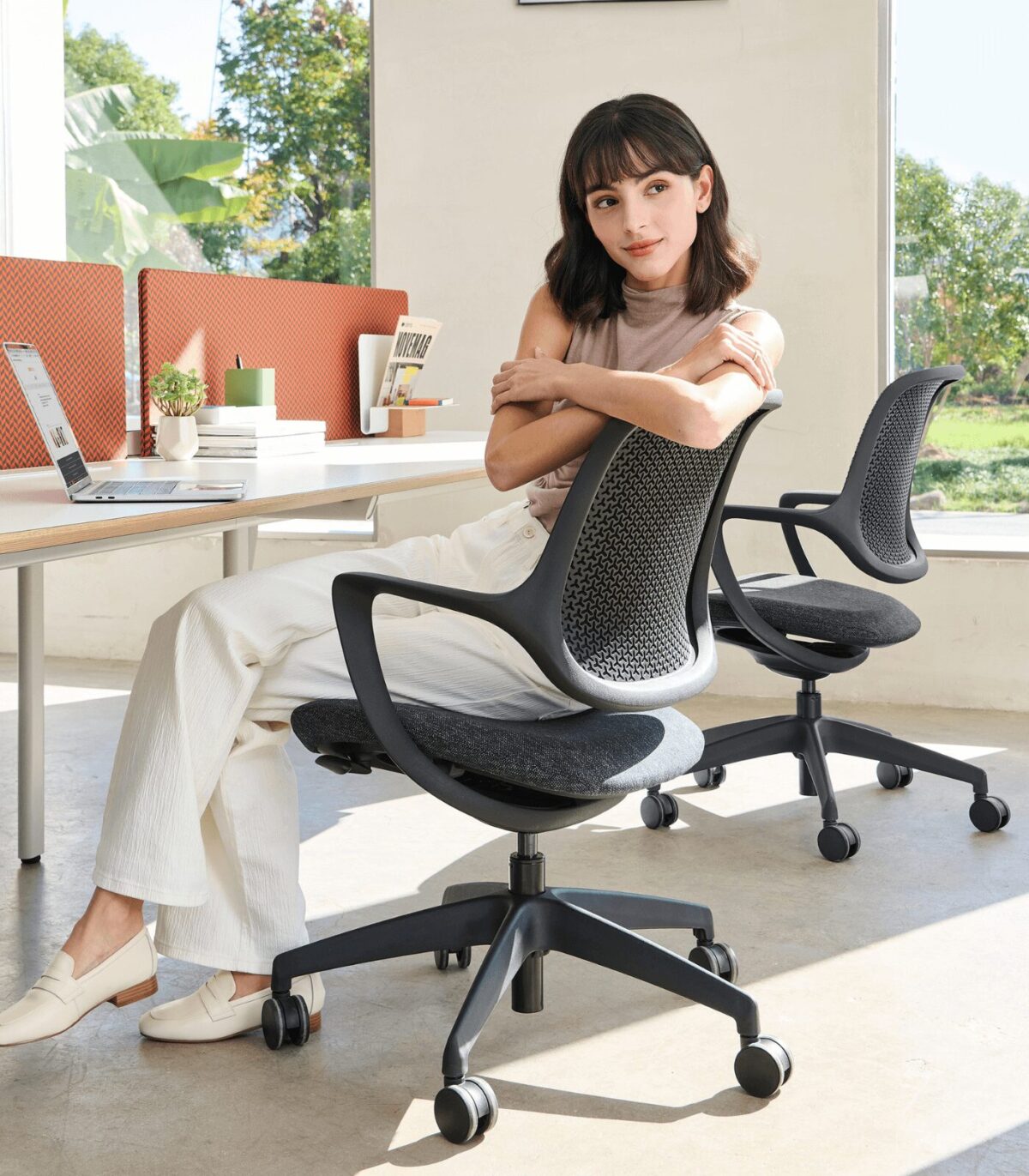 Καρέκλα γραφείου Niro Black - Image 6