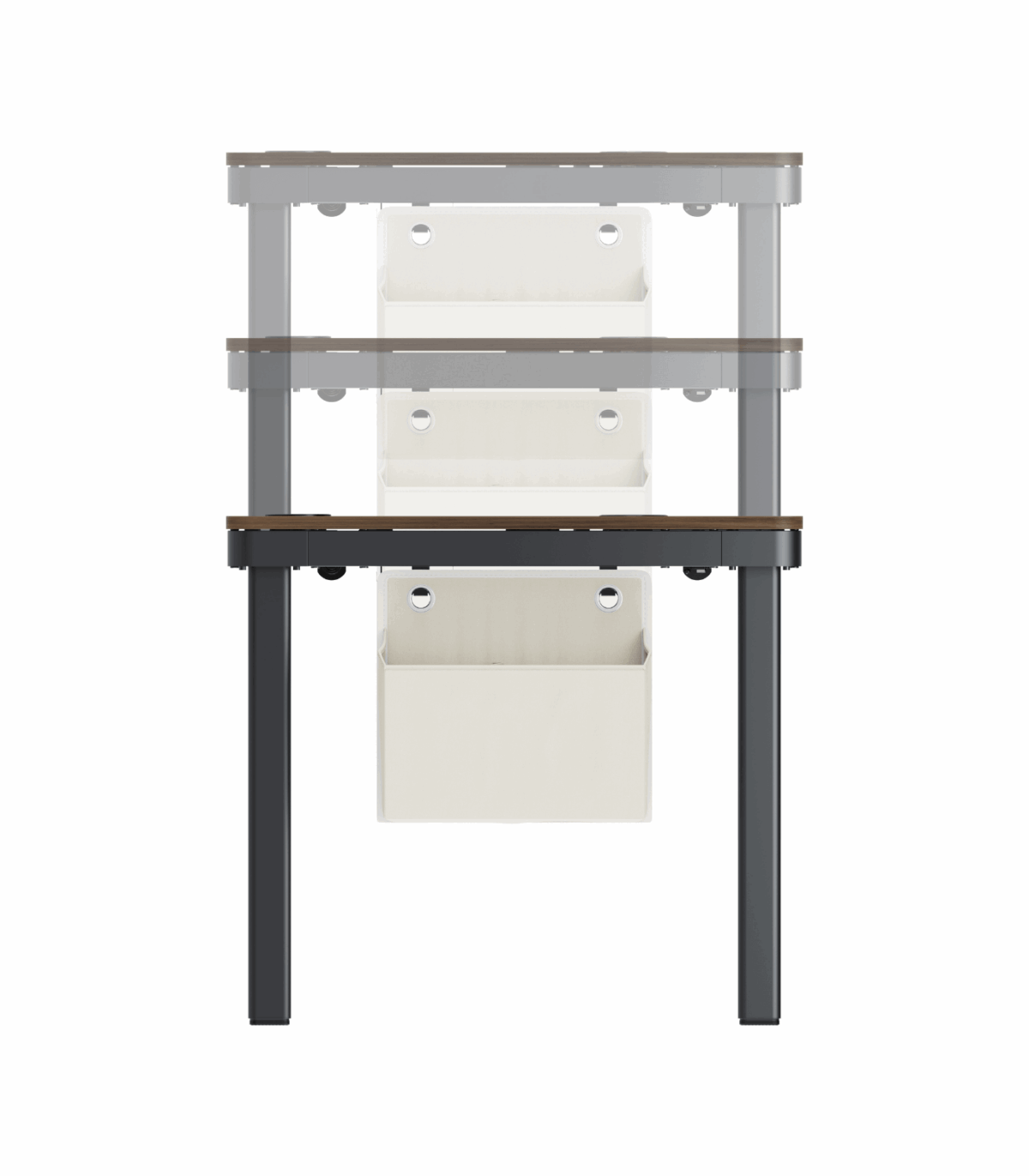 Ηλεκτρικό γραφείο με ρυθμιζόμενο ύψος E-desk Quad 150Χ80 cm - Image 6