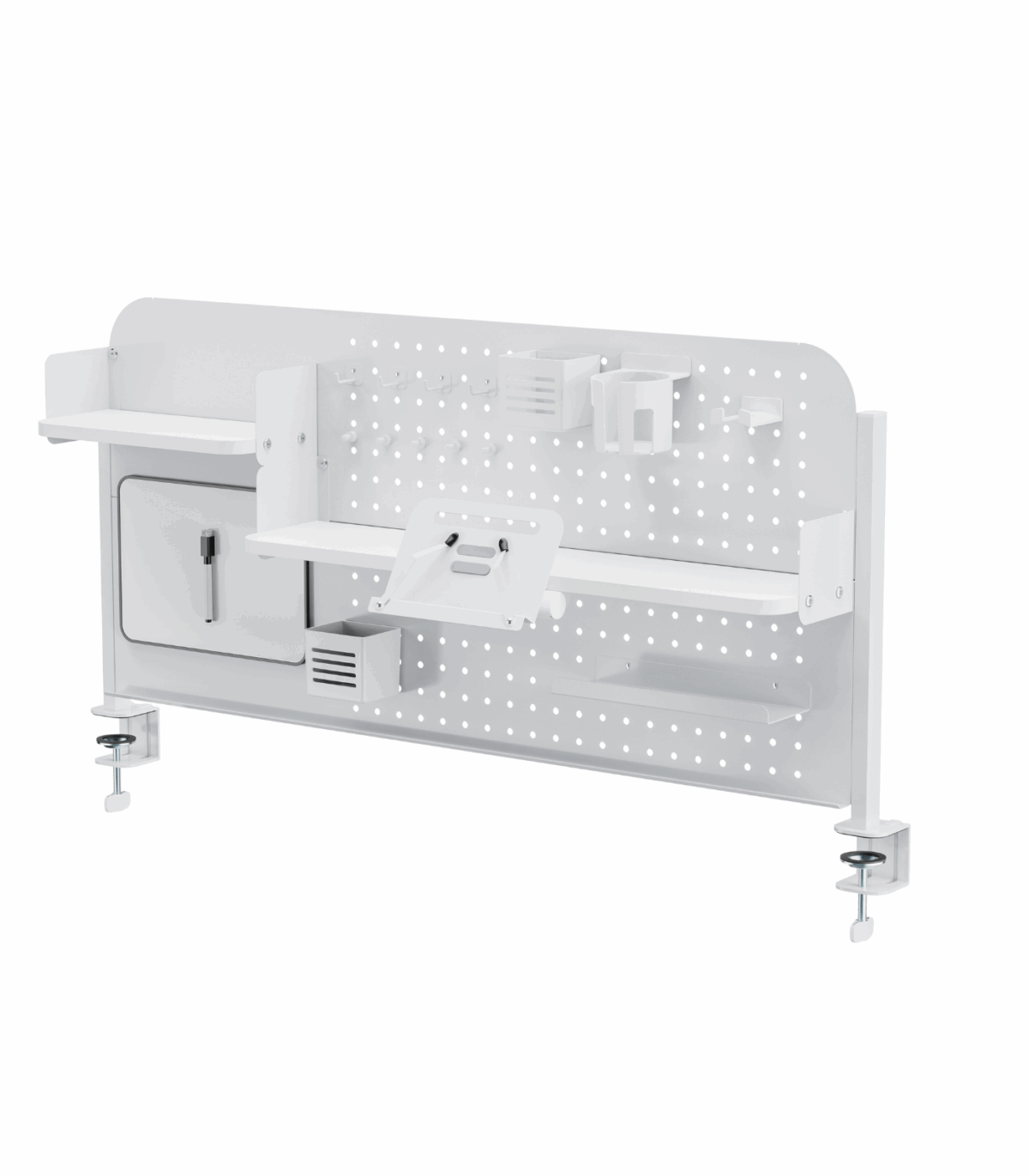 Πολυλειτουργικός πίνακας με ράφια και αξεσουάρ για παιδικό γραφείο Trim - Image 4