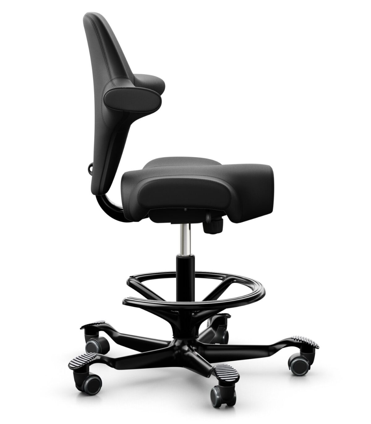 Hag 8106 texnito derma me upopodio 2 Εργονομική καρέκλα γραφείου Hag Capisco 8106 - τεχνητό δέρμα με υποπόδιο - Image 2