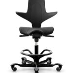 Εργονομική καρέκλα γραφείου Hag Capisco puls 8020 - τεχνητό δέρμα με υποπόδιο