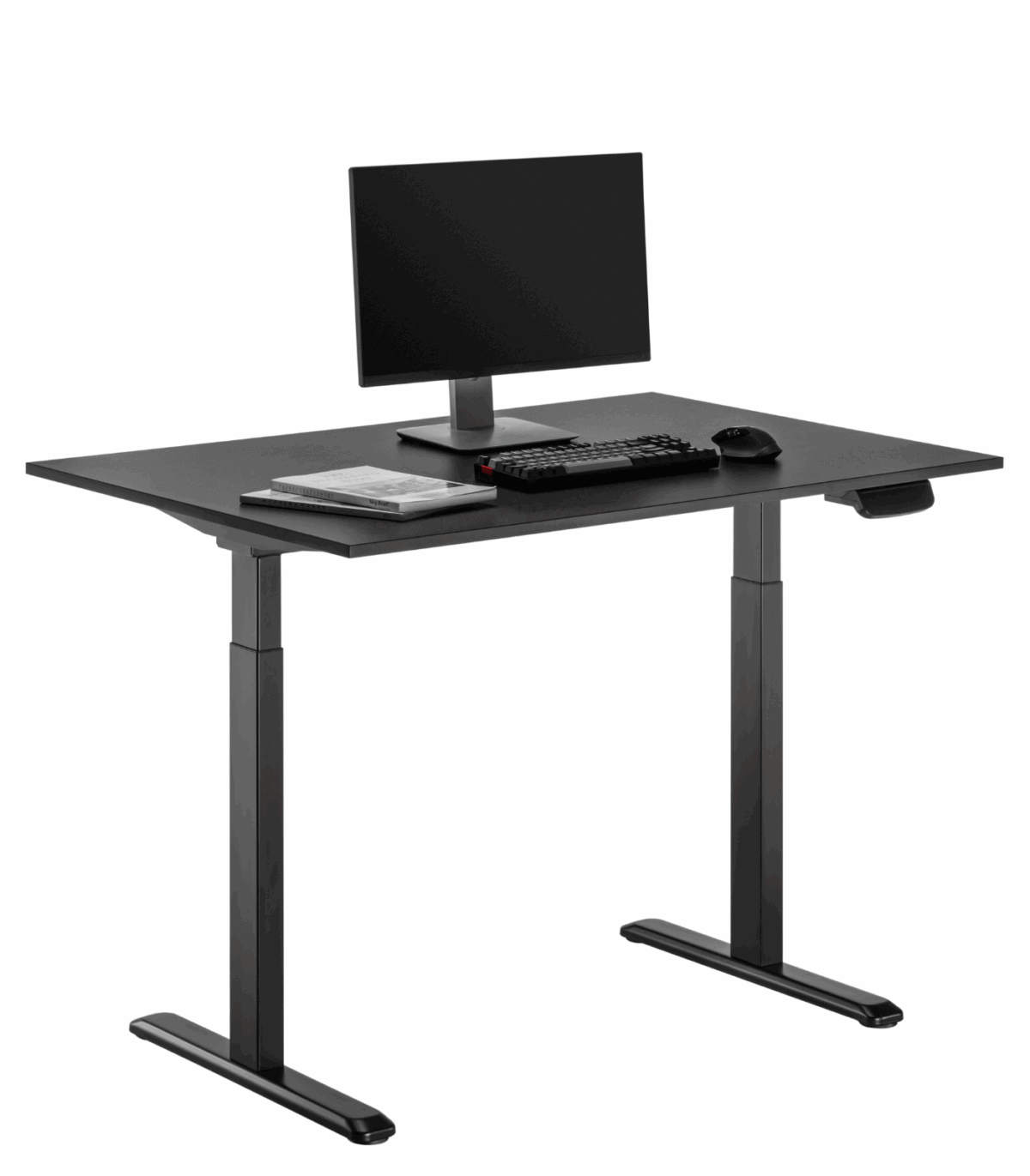 Ηλεκτρικό γραφείο με ρυθμιζόμενο ύψος Action Desk Duo 118×70 cm - Image 2