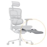 Πτυσσόμενο υποπόδιο για την καρέκλα Ergohuman Elite 2 Plus grey