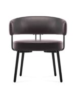 Καρέκλα επισκέπτη Symphony - μαύρο - Image 3