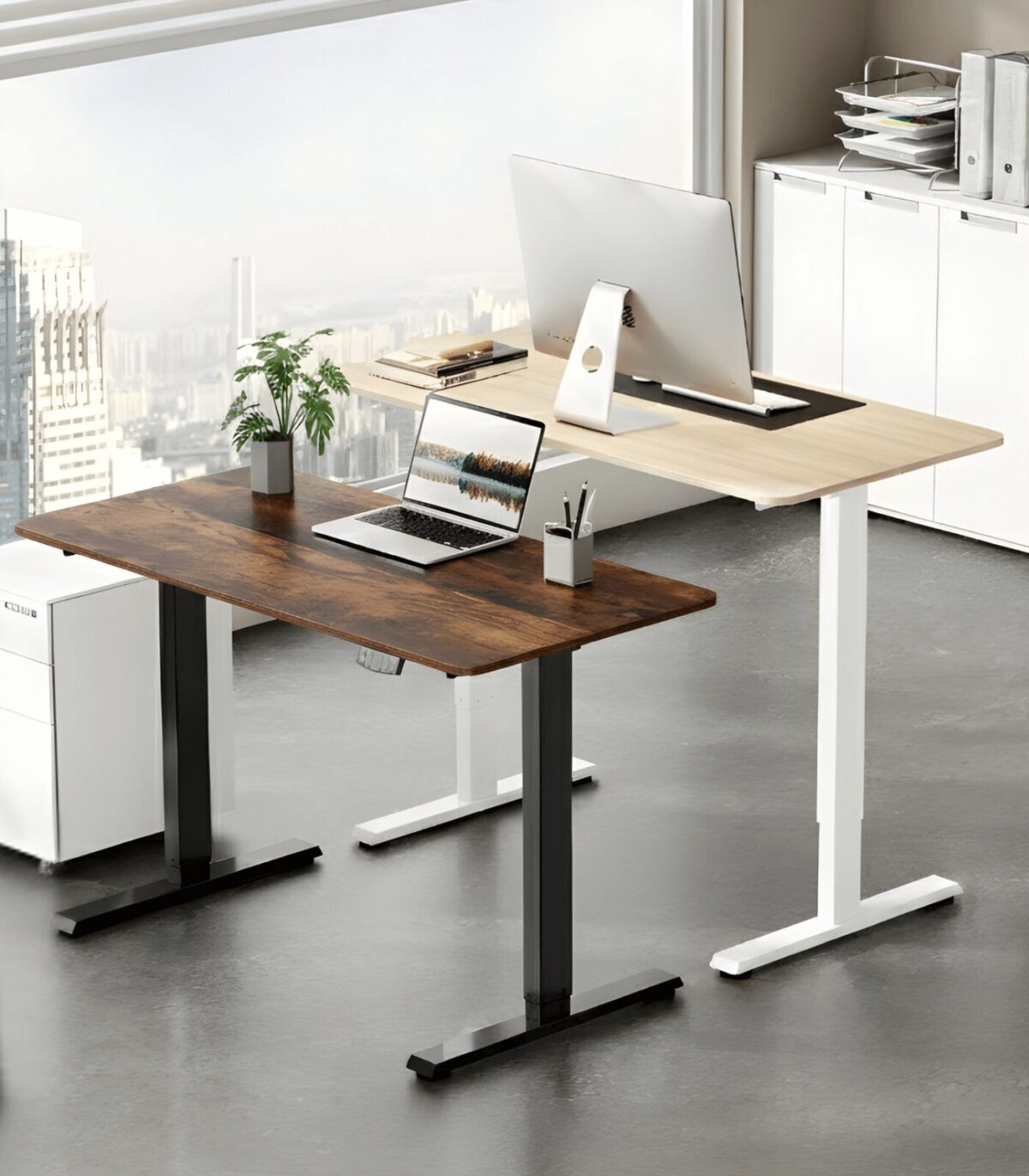 Economy Pack 1: Hλεκτρικό γραφείο Easy desk και καρέκλα γραφείου Active - Image 5
