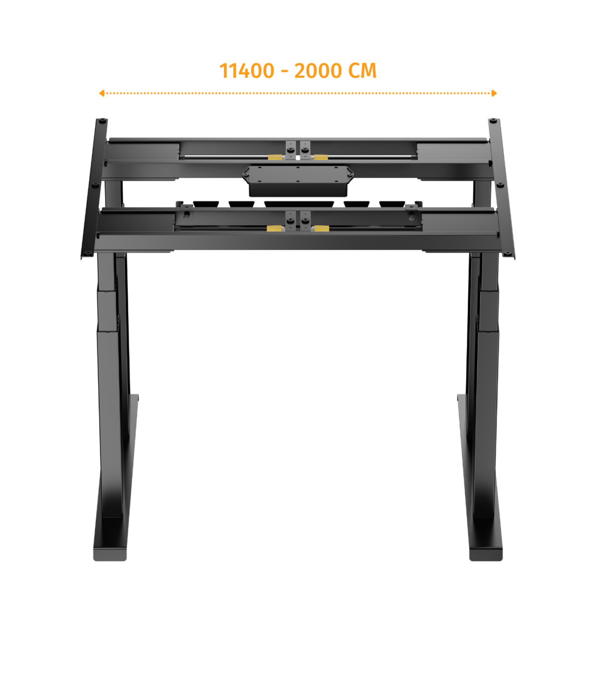 Ηλεκτρικό γραφείο με ρυθμιζόμενο ύψος Solid Rock 138×80 - Image 6