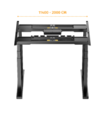 Ηλεκτρικό γραφείο με ρυθμιζόμενο ύψος Solid Rock 138×80 - Image 6