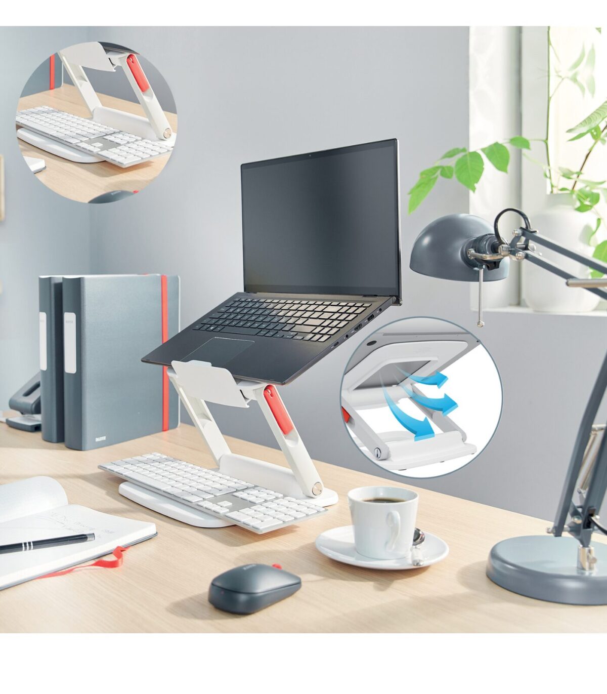 Ρυθμιζόμενη βάση Laptop Leitz Ergo - Image 14