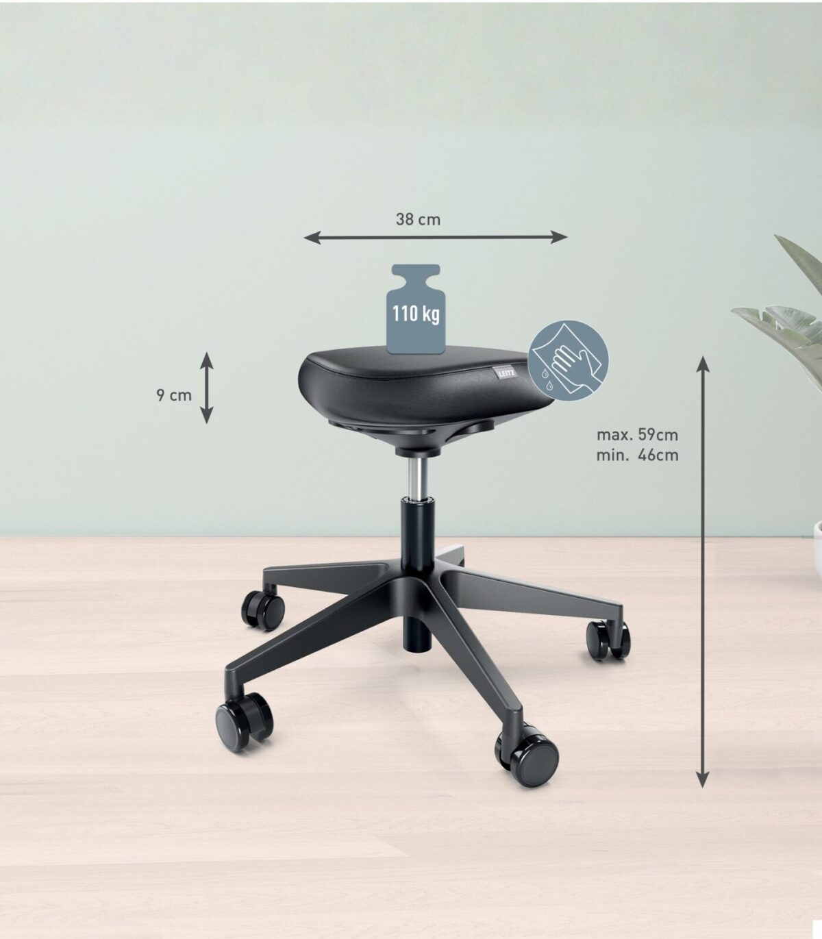 Εργονομικό σκαμπό Leitz - Image 6