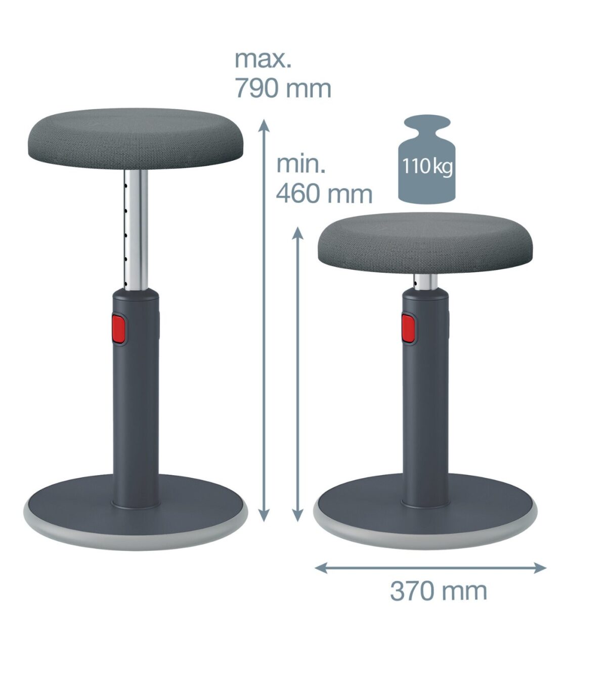 Εργονομικό σκαμπό Sit-Stand Cosy - Image 5