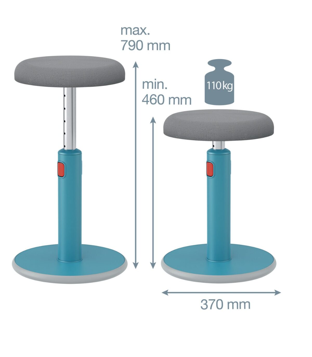 Εργονομικό σκαμπό Sit-Stand Cosy - Image 17