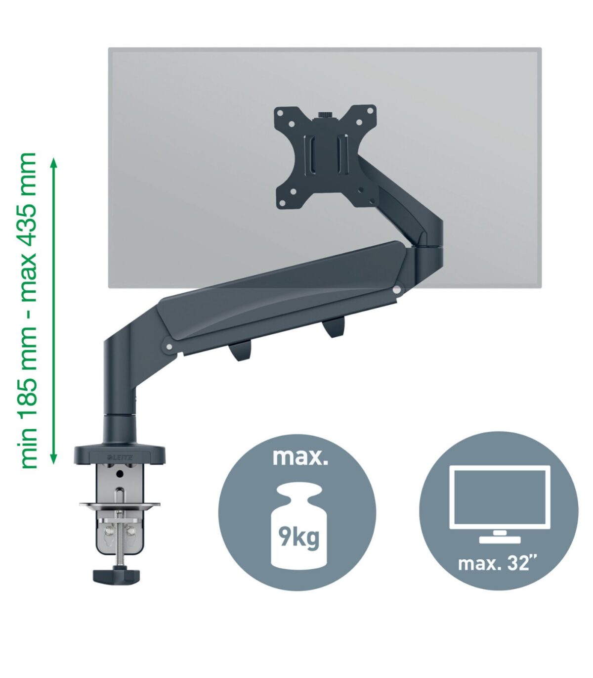 Βραχίονας οθόνης Leitz Ergo Space Saving - Image 2