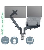 Bραχίονας οθόνης & Laptop Leitz Ergo Space Saving - Image 3