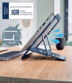 Ρυθμιζόμενη βάση Laptop Ergo Ultra-Flat αλουμινίου - Image 2