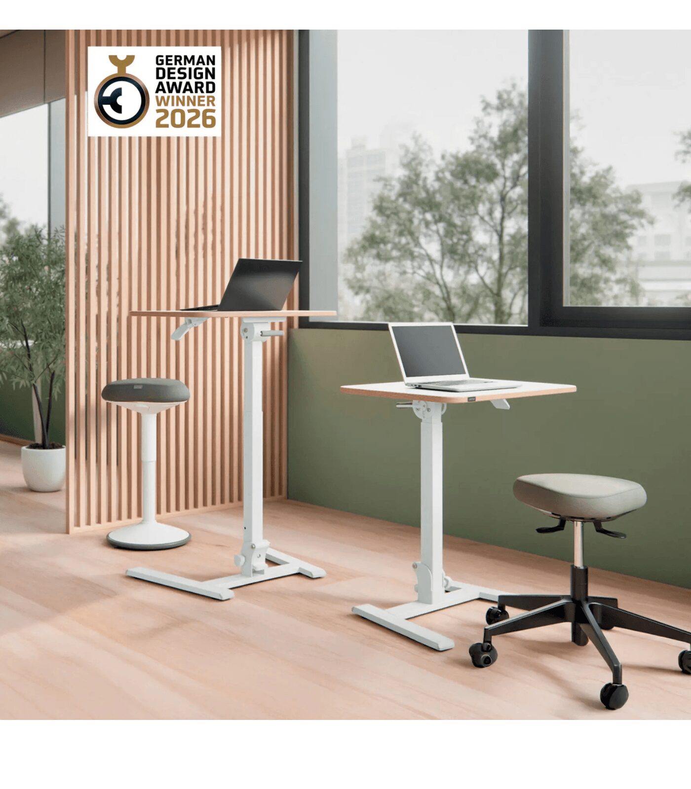 Αναδιπλούμενο Ρυθμιζόμενο Γραφείο Sit-Stand Ergo 3