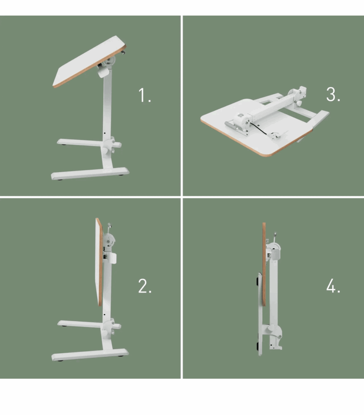 Compact Αναδιπλούμενο γραφείο με ρυθμιζόμενο ύψος 65 x 46 cm Leitz - Image 7