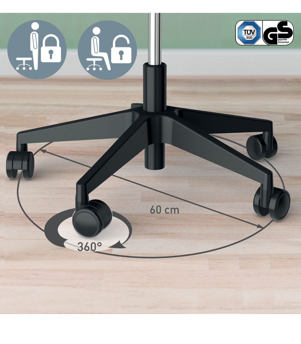 Εργονομικό σκαμπό 3D Leitz Motion - Image 8