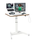 Mini ηλεκτρικό γραφείο με ρυθμιζόμενο ύψος 80 x 60 cm Leitz - Image 8