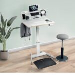 Mini ηλεκτρικό γραφείο με ρυθμιζόμενο ύψος 80 x 60 cm Leitz
