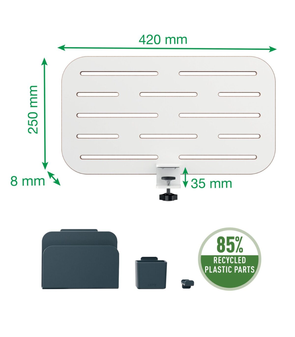 Μικρό Pegboard Desk Organiser, 42x25 cm Leitz - Image 4
