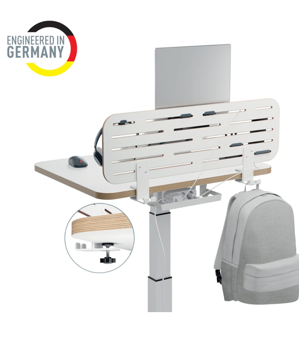 Pegboard Desk Organizer με βάση φορητού υπολογιστή, 80x25 cm Leitz - Image 3
