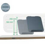 Pegboard Desk Organizer με βάση φορητού υπολογιστή, 80x25 cm Leitz - Image 4